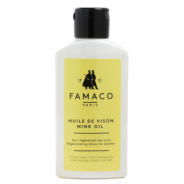 Olio di Visone per la Cura delle Scarpe in Pelle Grassa - Famaco Paris Huile de vison